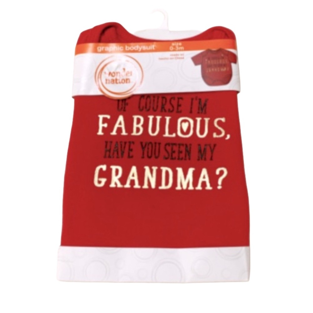 Red Onesie With Quote
